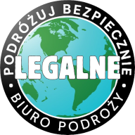 Logo legalnego biura podróży